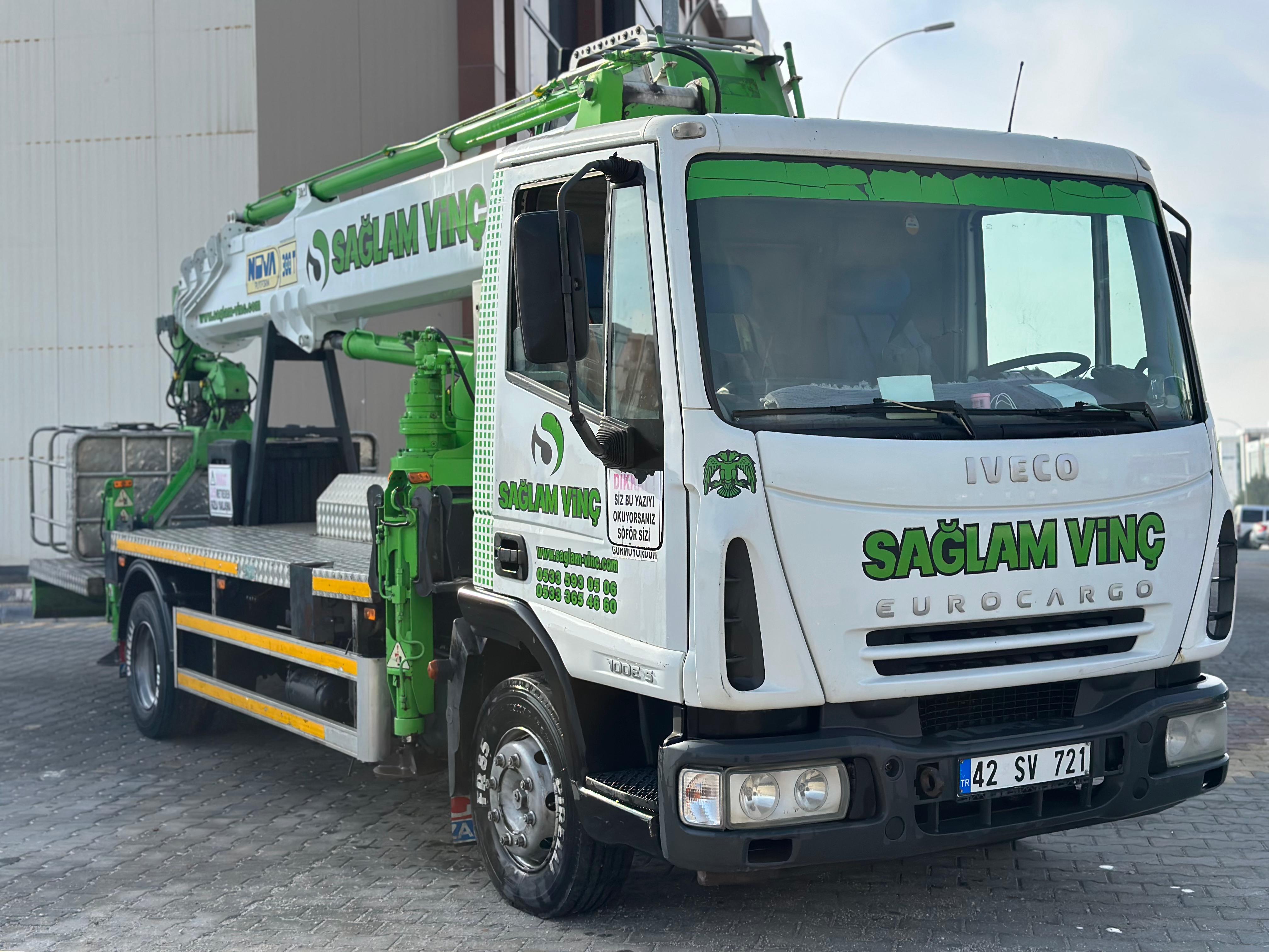 SAĞLAM VİNÇ GALERİDEN NOVA 30 MT SEPETLİ PLATFORM 100E15 İVECO