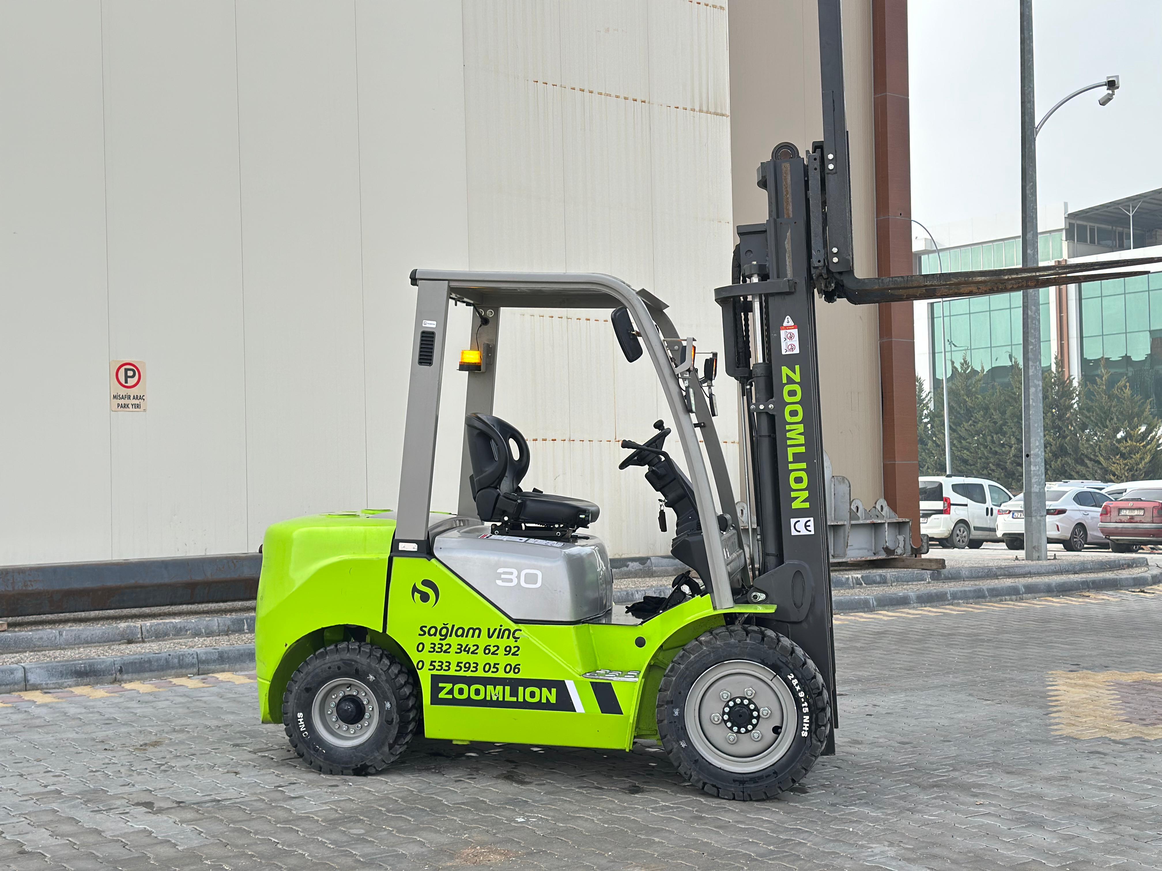 SAĞLAM VİNÇ GALERİDEN ZOOMLİON FORKLİFT 2024 MODEL KUBATO 3 TON