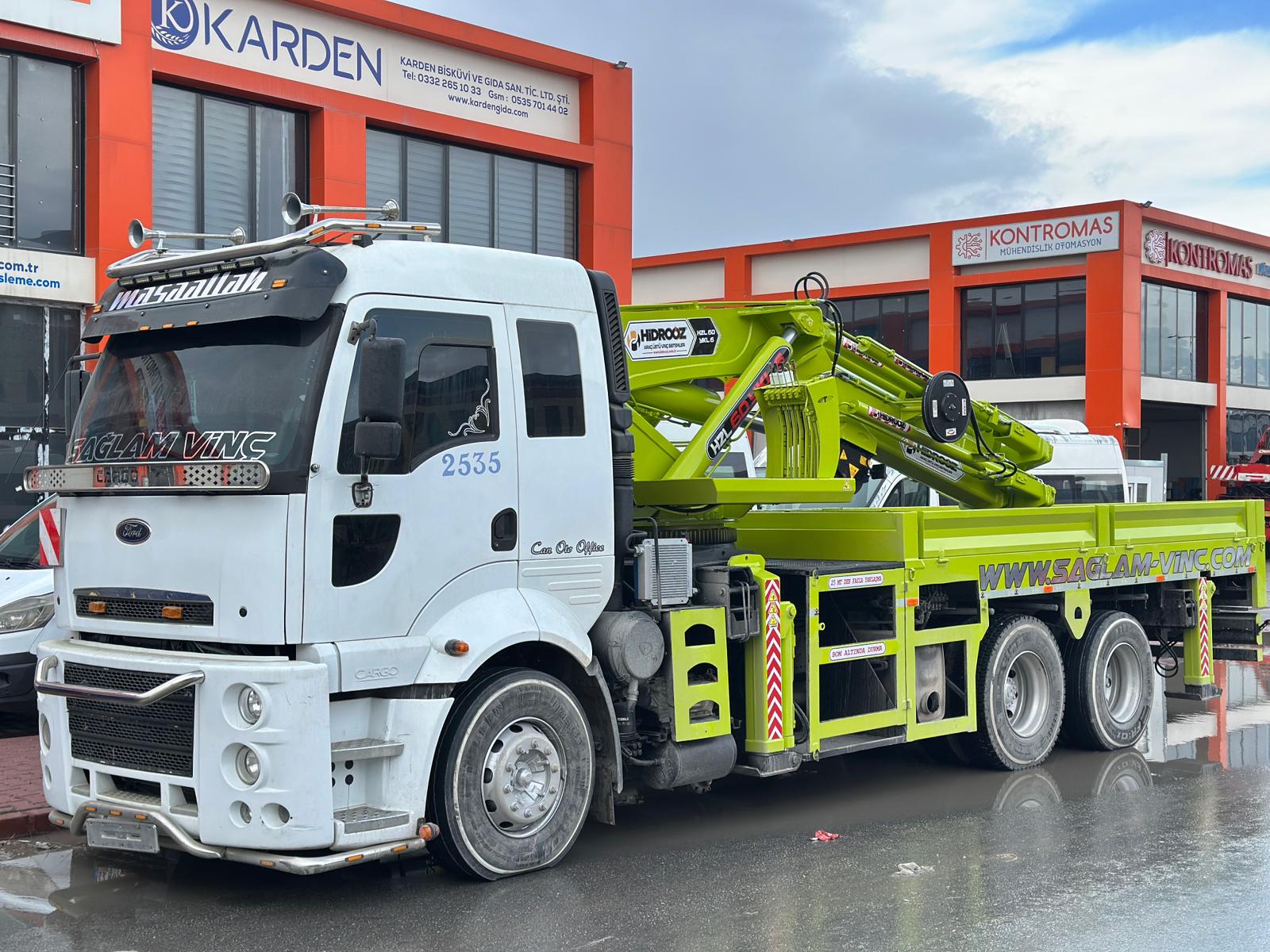 SAĞLAM VİNÇ GALERİDEN 20 TONLUK HİDRO ÖZ UZAKTAN KUMANDALI