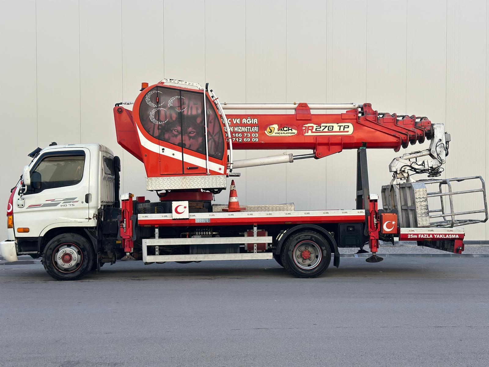 SAĞLAM VİNÇ GALERİDEN ACR MARKA 27 MT SEPETLİ PLATFORM